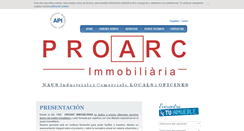 Desktop Screenshot of finquesproarc.com